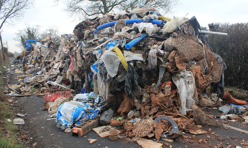 Man charged in connection with 27-tonne fly-tipping incident